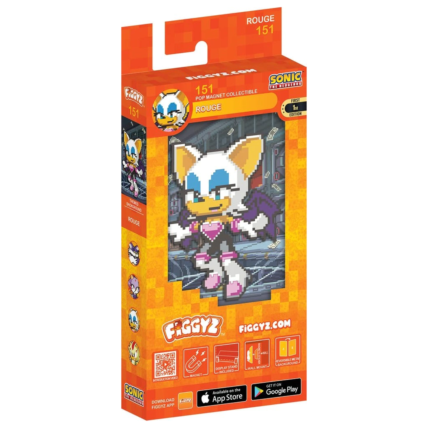 Sonic the Hedgehog (Modern) FiGGYZ Magnetni zbirateljski predmet Rouge the Bat 11 cm fotografija izdelka