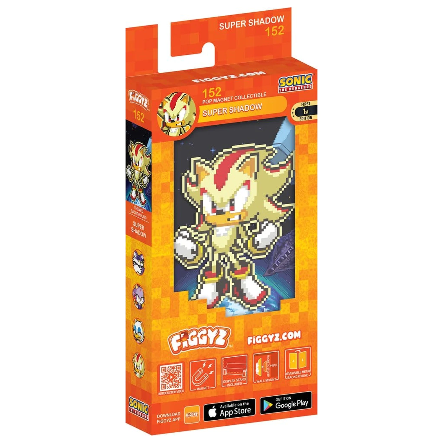 Sonic the Hedgehog (Modern) FiGGYZ Magnetni zbirateljski Super Shadow 11 cm fotografija izdelka