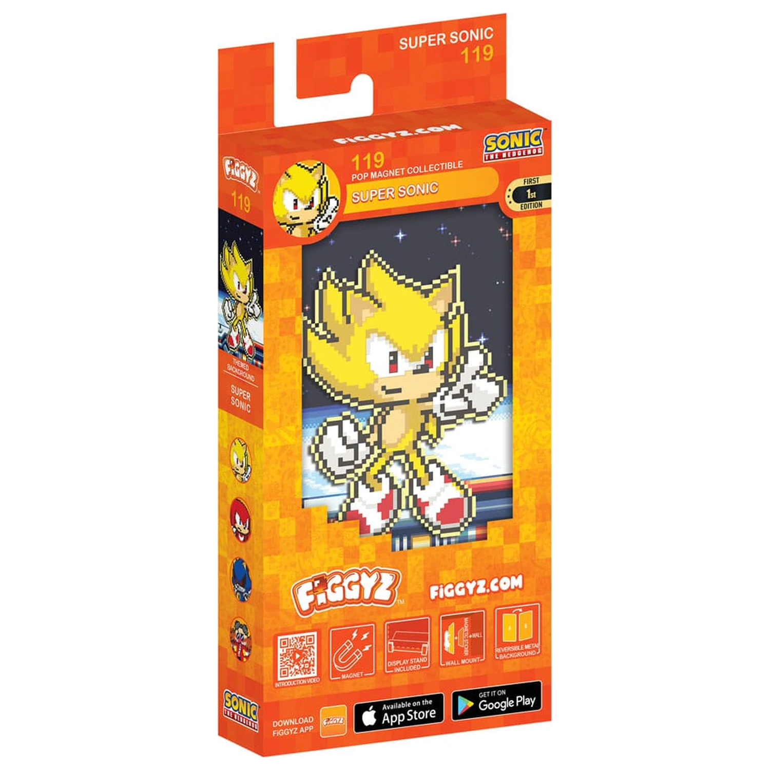 Sonic the Hedgehog (Modern) FiGGYZ magnet zbirateljski Super Sonic 11 cm fotografija izdelka