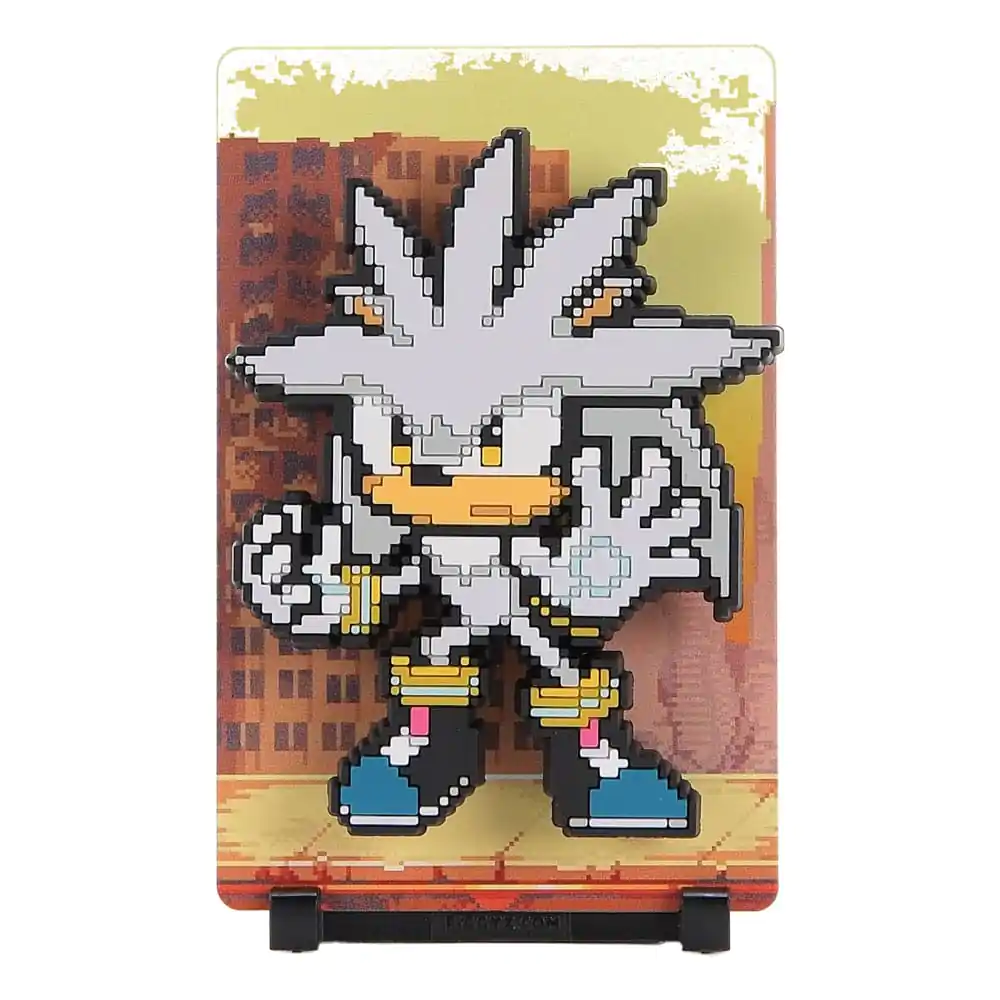 Sonic the Hedgehog (Modern) FiGGYZ magnet zbirateljski, srebrn, 11 cm fotografija izdelka