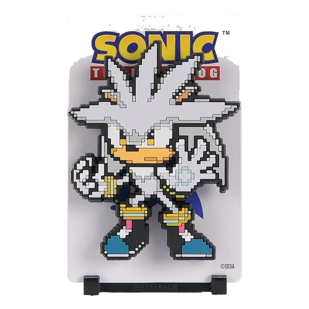 Sonic the Hedgehog (Modern) FiGGYZ magnet zbirateljski, srebrn, 11 cm fotografija izdelka