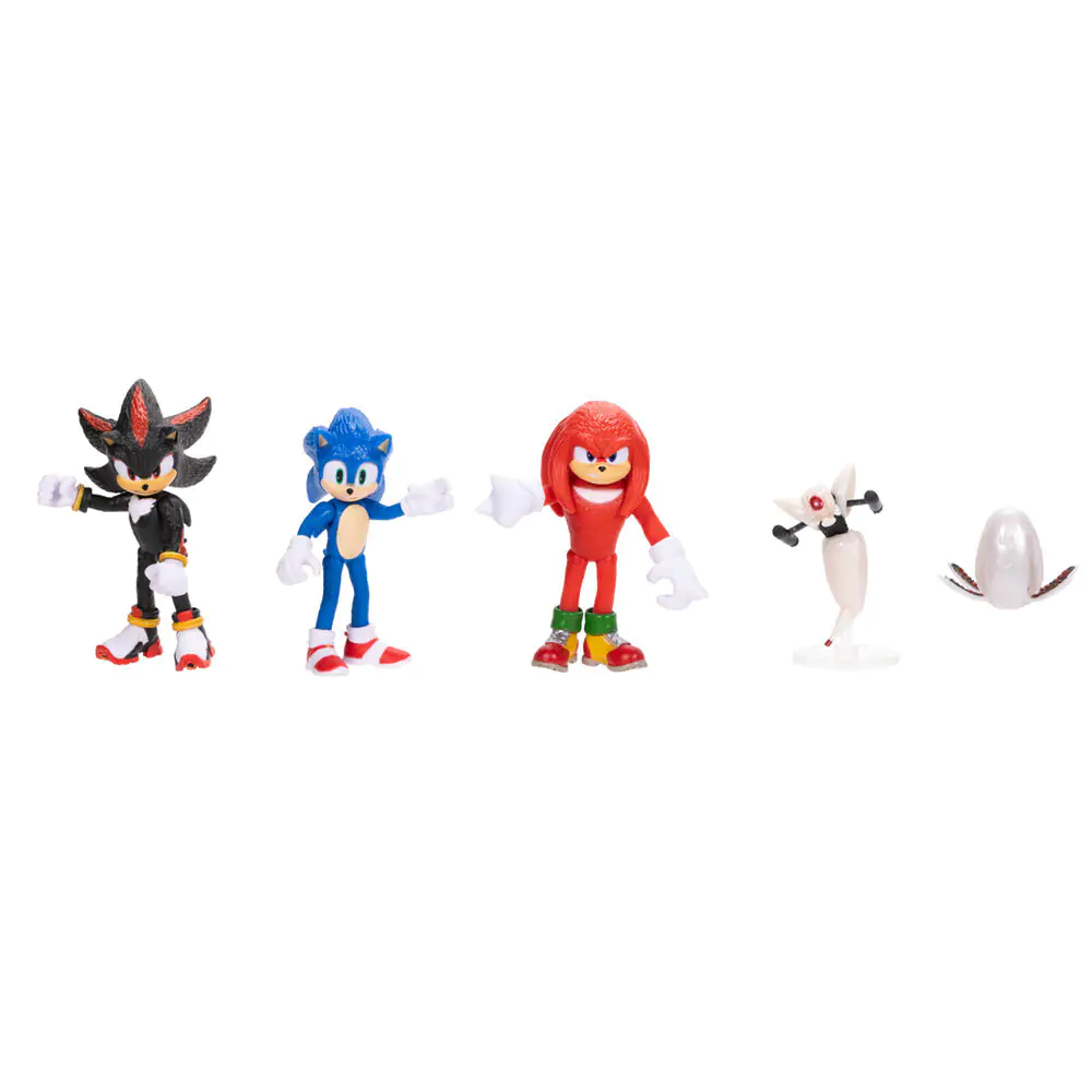 Sonic - The Hedgehog Movie 3 Mini Figura Set 6 kos Wave 1 6 cm fotografija izdelka