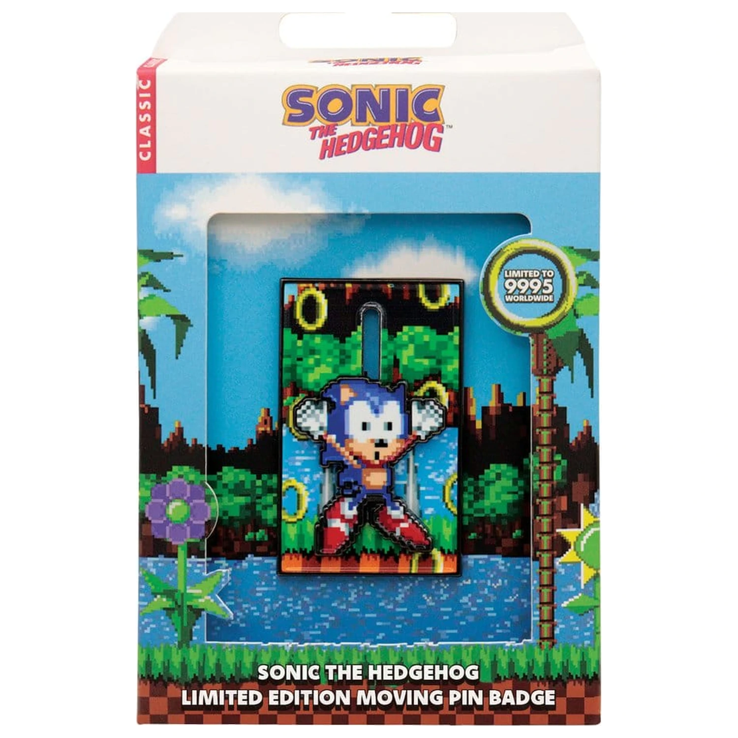 Sonic The Hedgehog premikajoča se značka/pripinka fotografija izdelka