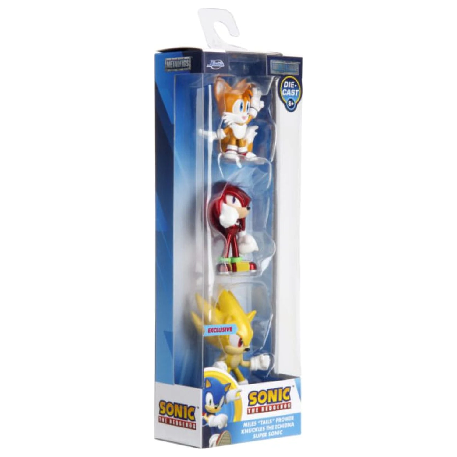 Sonic the Hedgehog Nano Metalfigs Diecast Mini Figurice 3-paket 5 cm fotografija izdelka