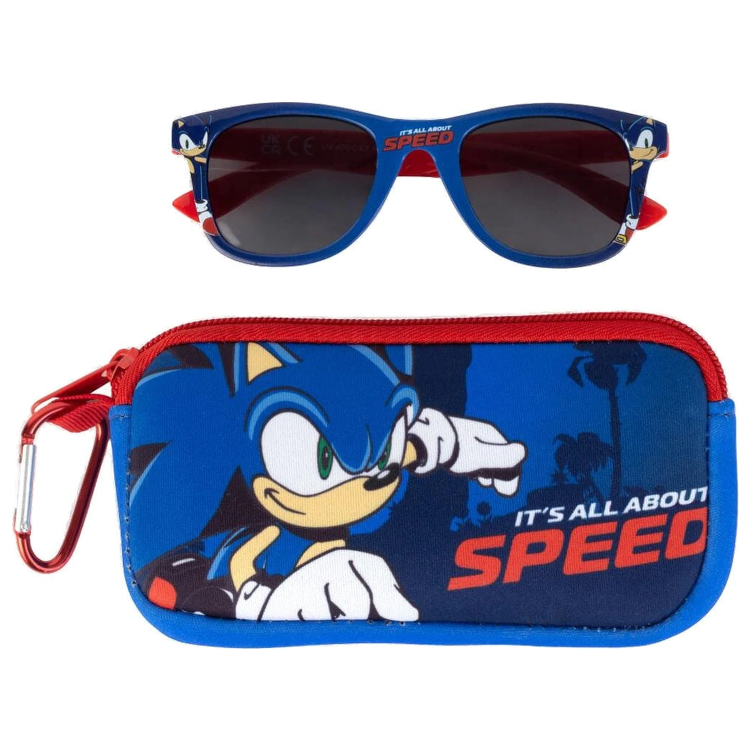 Sonic The Hedgehog sončna očala + etui fotografija izdelka