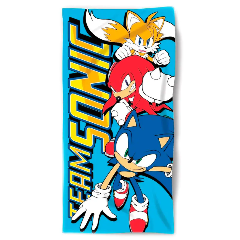 Sonic The Hedgehog bombažna brisača za plažo fotografija izdelka