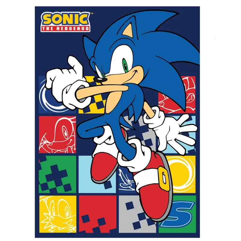 Sonic the Hedgehog polarna odeja fotografija izdelka
