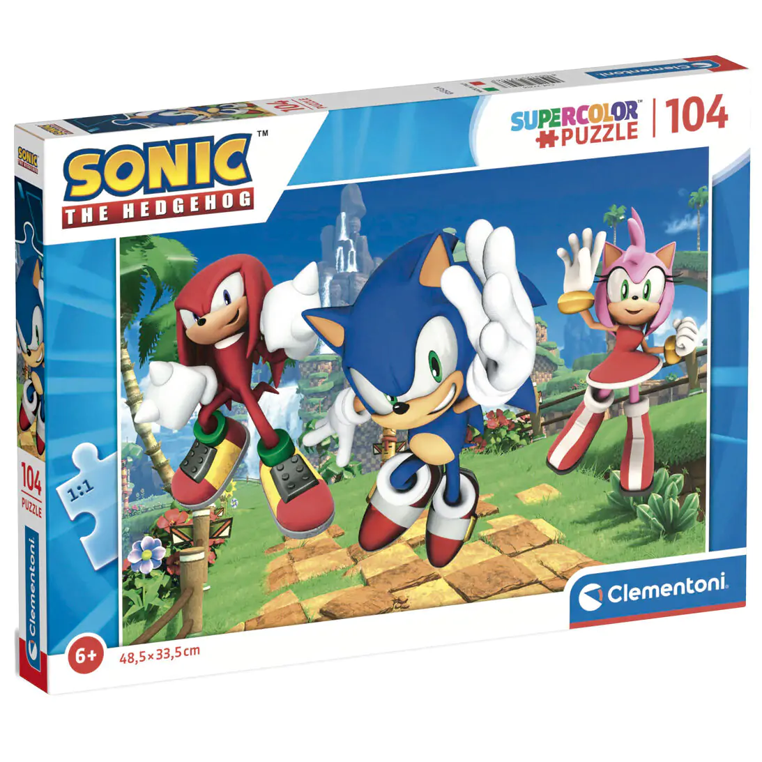 Sonic the Hedgehog sestavljanka 104 delni fotografija izdelka