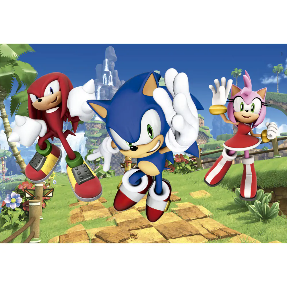 Sonic the Hedgehog sestavljanka 104 delni fotografija izdelka