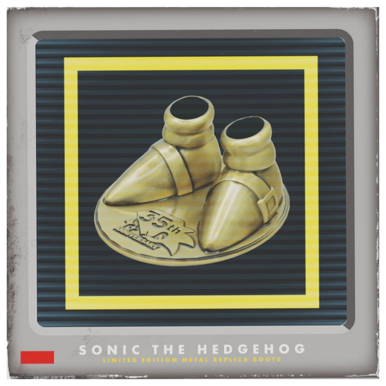 Sonic the Hedgehog Replika 35. obletnice kovinski čevelj omejena izdaja fotografija izdelka
