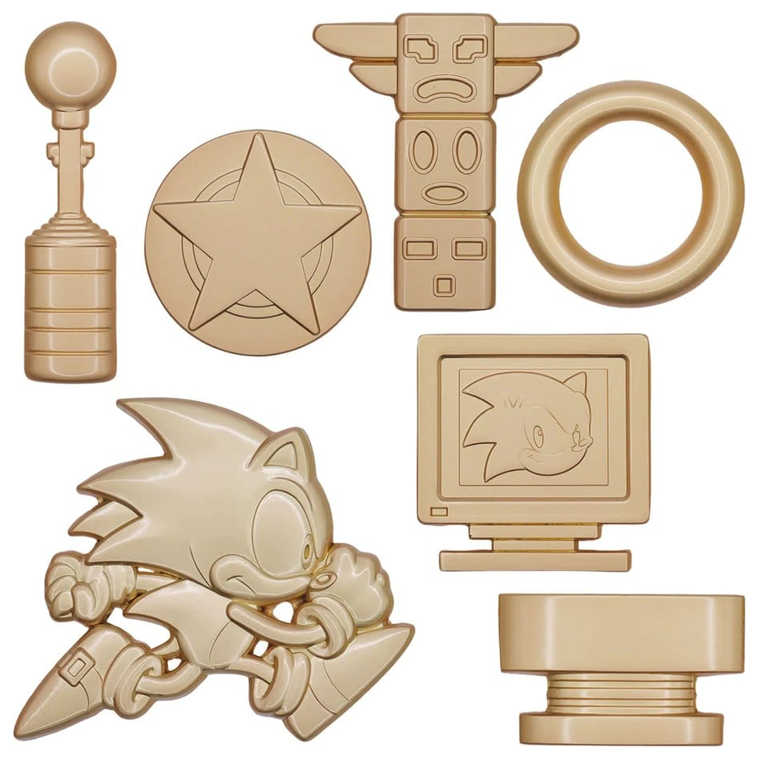 Sonic the Hedgehog replika komemorativnih ikon set omejena izdaja fotografija izdelka