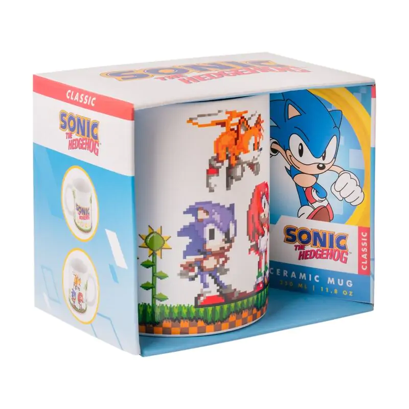 Sonic The Hedgehog Retro Pixel lonček 350 ml fotografija izdelka