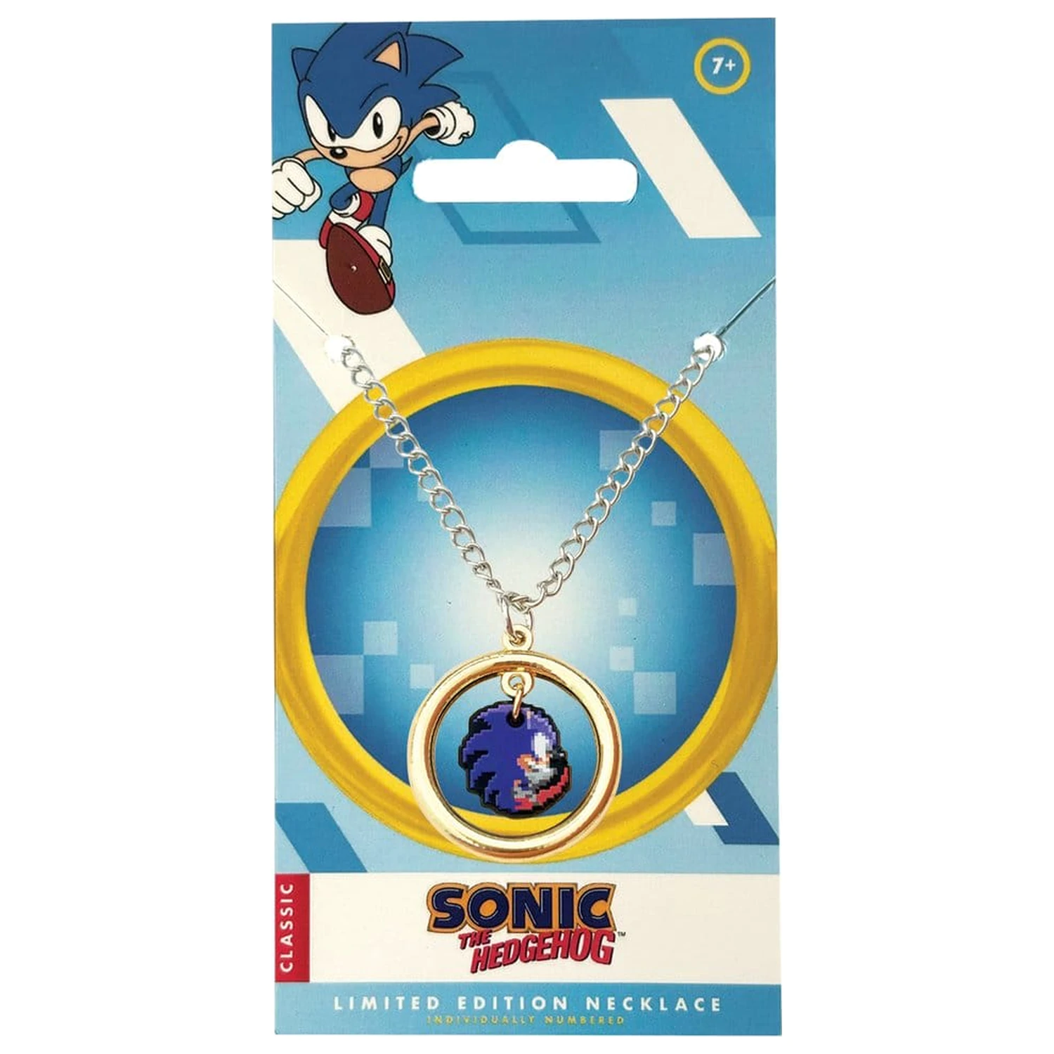 Sonic - The Hedgehog verižica z obeskom Ring fotografija izdelka