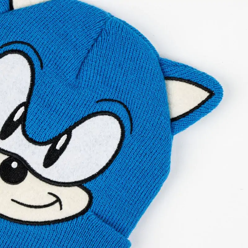 Sonic The Hedgehog kapa in rokavice komplet fotografija izdelka