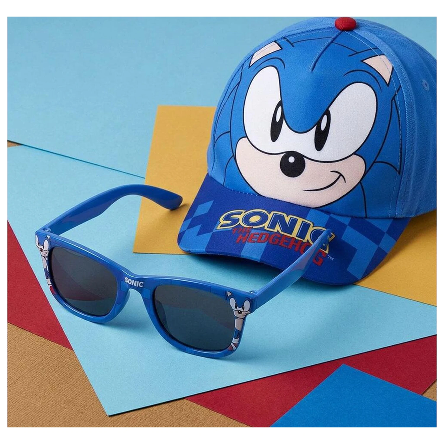 Sonic The Hedgehog set kapa + sončna očala fotografija izdelka