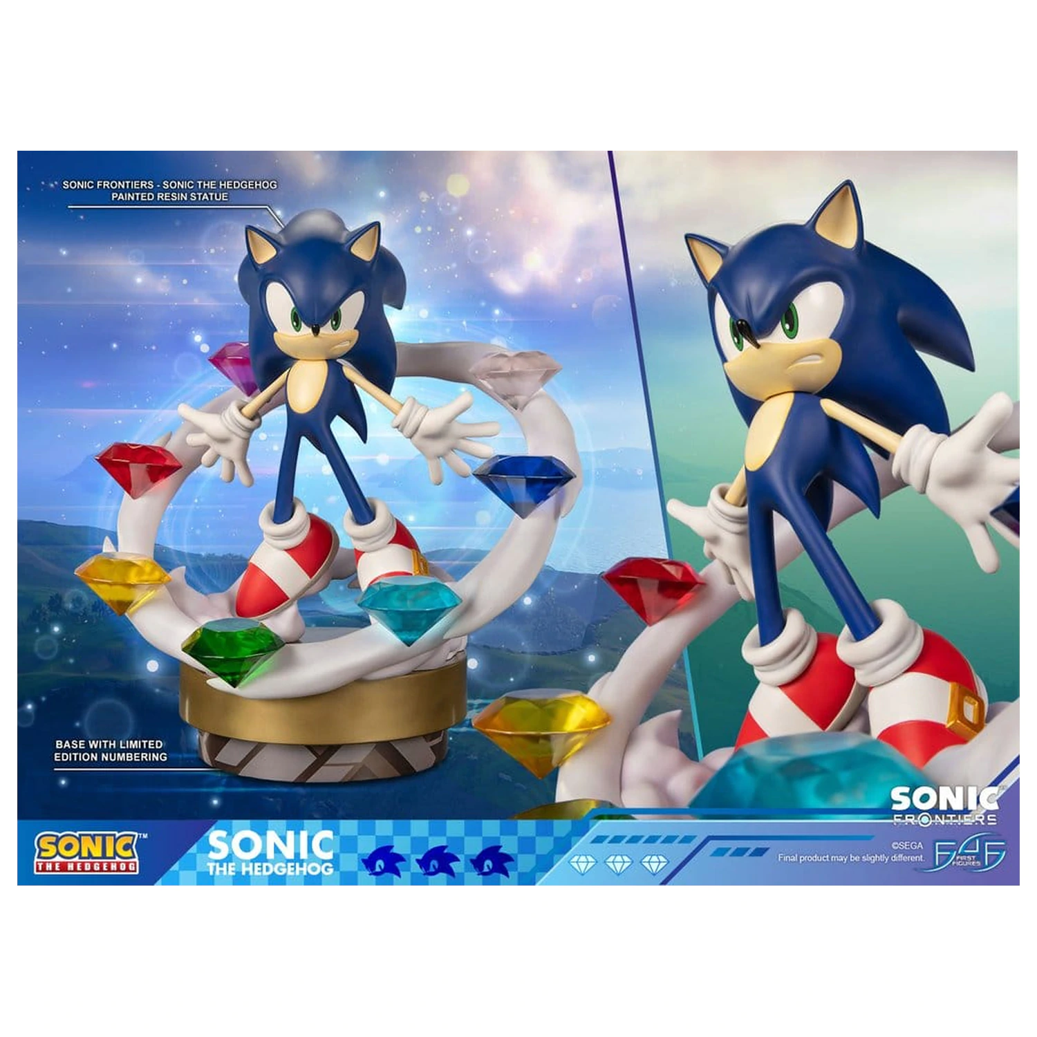 Sonic The Hedgehog Sonic Frontiers Smolska Statua Sonic 42 cm fotografija izdelka