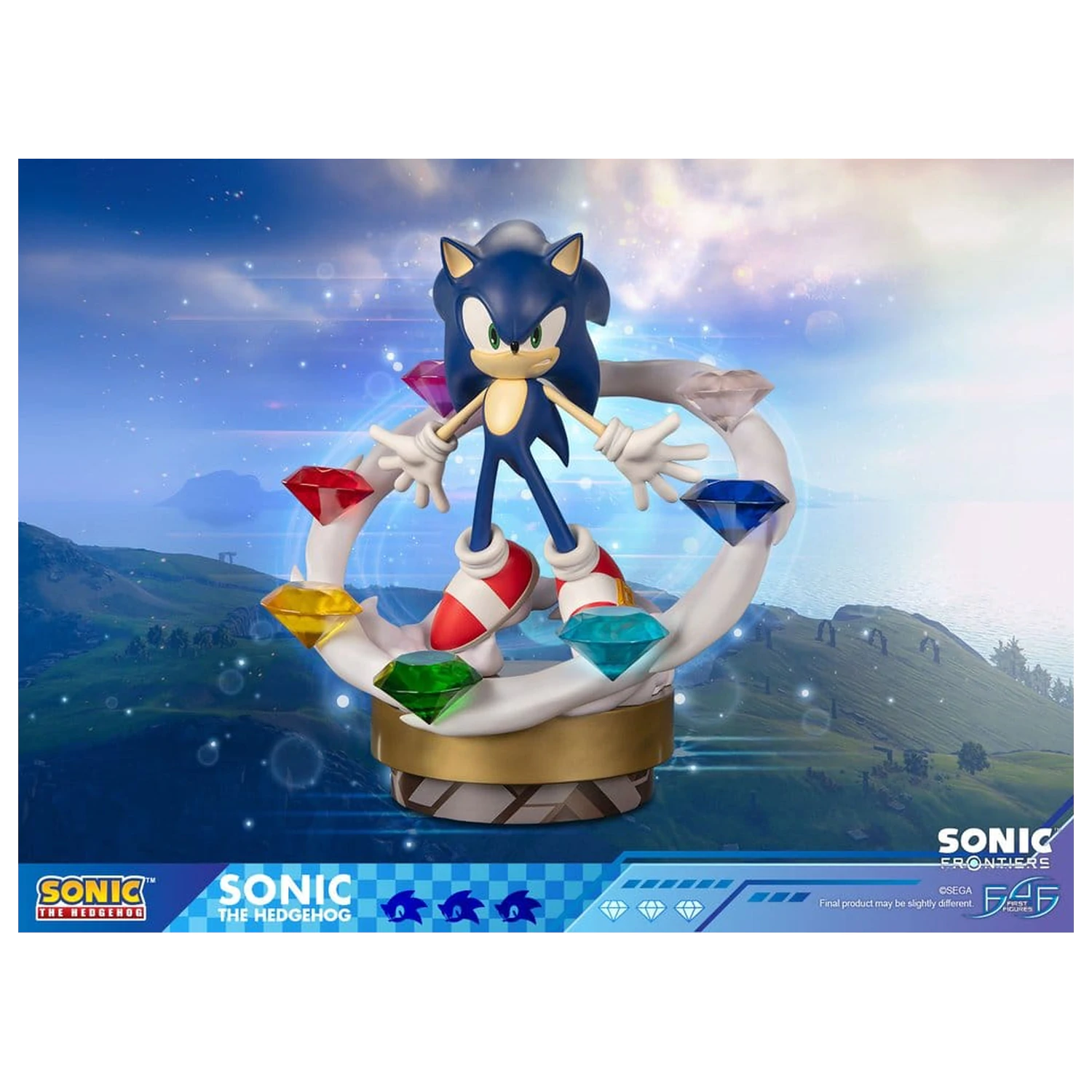 Sonic The Hedgehog Sonic Frontiers Smolska Statua Sonic 42 cm fotografija izdelka