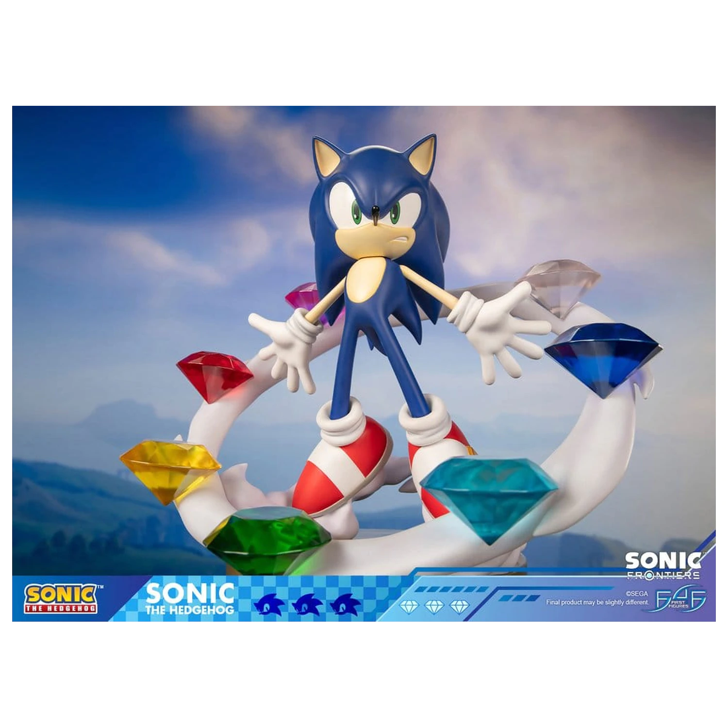 Sonic The Hedgehog Sonic Frontiers Smolska Statua Sonic 42 cm fotografija izdelka