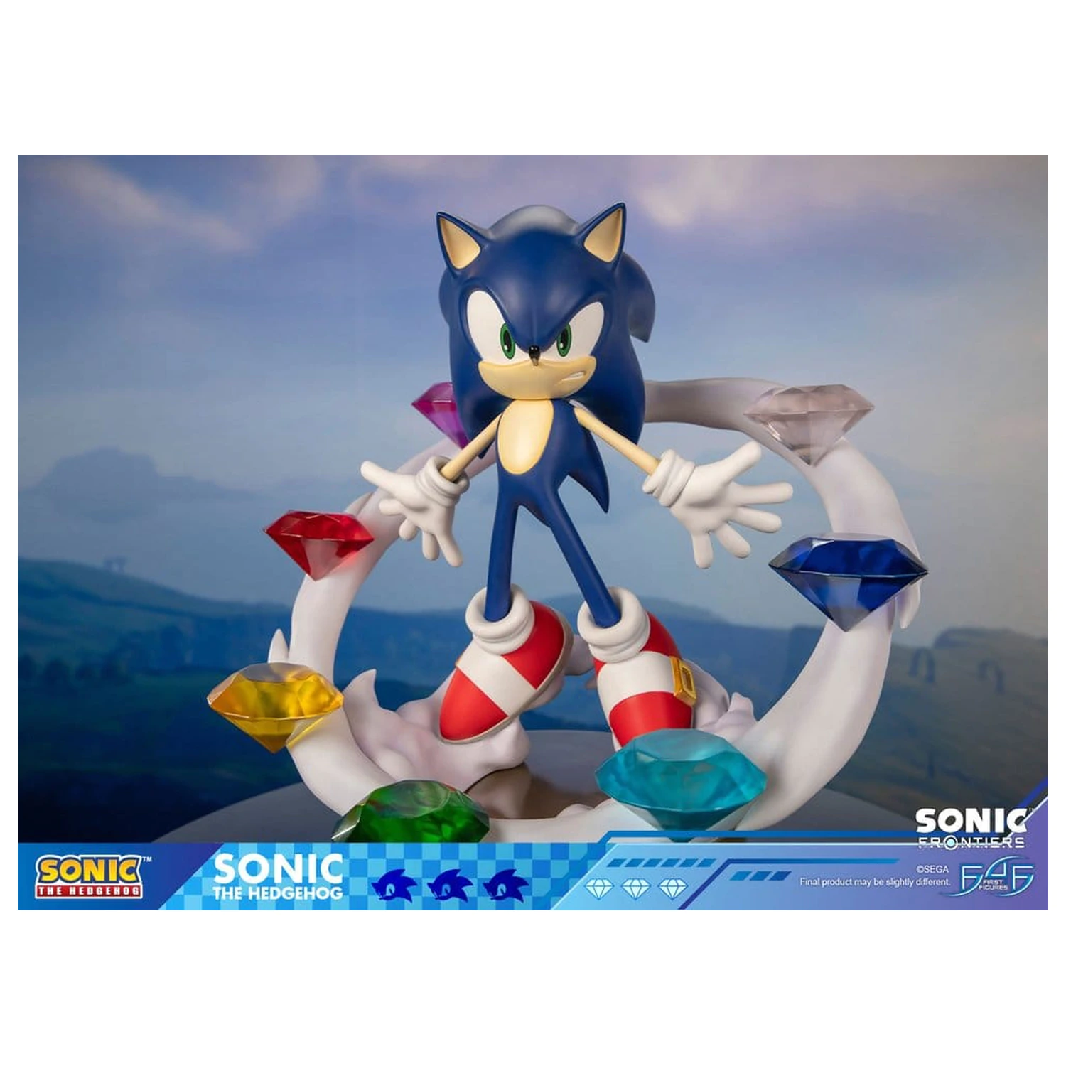 Sonic The Hedgehog Sonic Frontiers Smolska Statua Sonic 42 cm fotografija izdelka