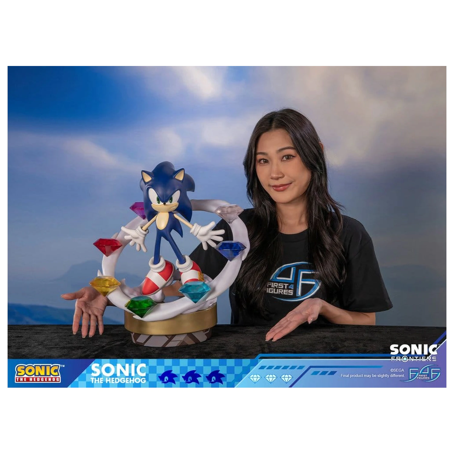 Sonic The Hedgehog Sonic Frontiers Smolska Statua Sonic 42 cm fotografija izdelka