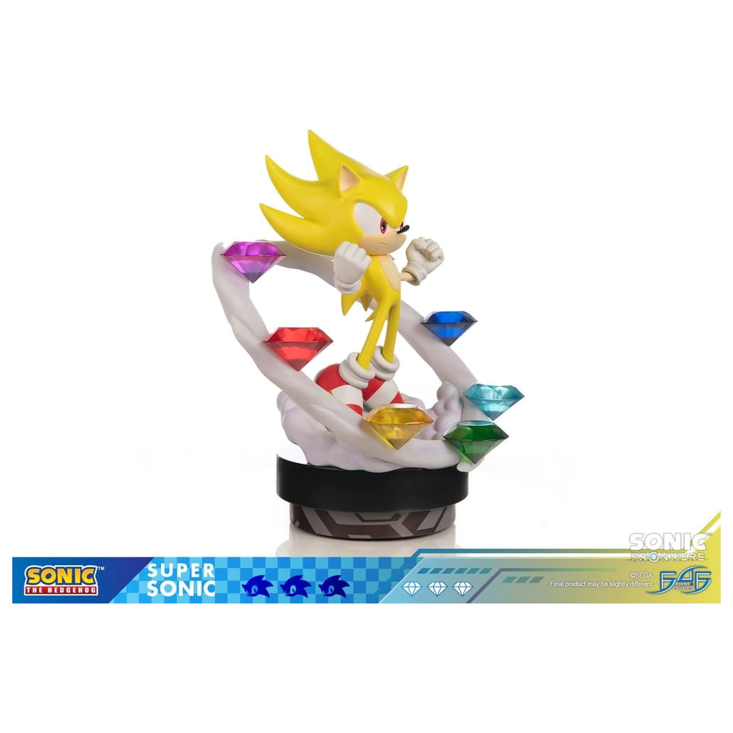 Sonic The Hedgehog Sonic Frontiers smolnata statua Super Sonic 45 cm fotografija izdelka