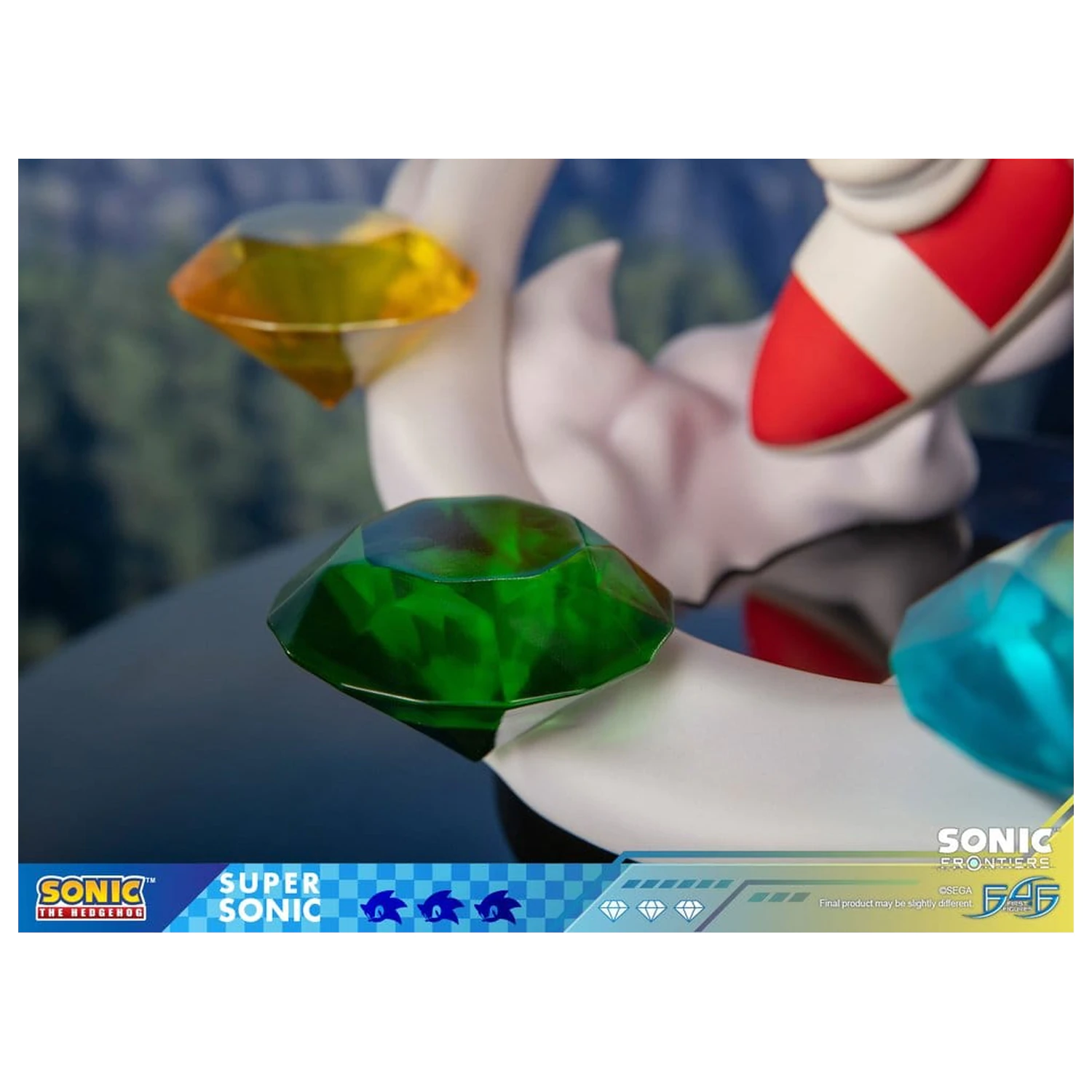 Sonic The Hedgehog Sonic Frontiers smolnata statua Super Sonic 45 cm fotografija izdelka