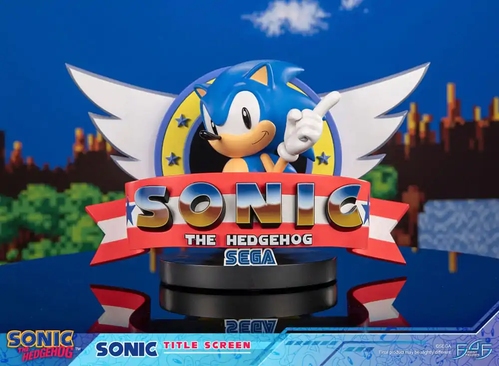 Sonic the Hedgehog kip Sonic Title Screen 21 cm fotografija izdelka