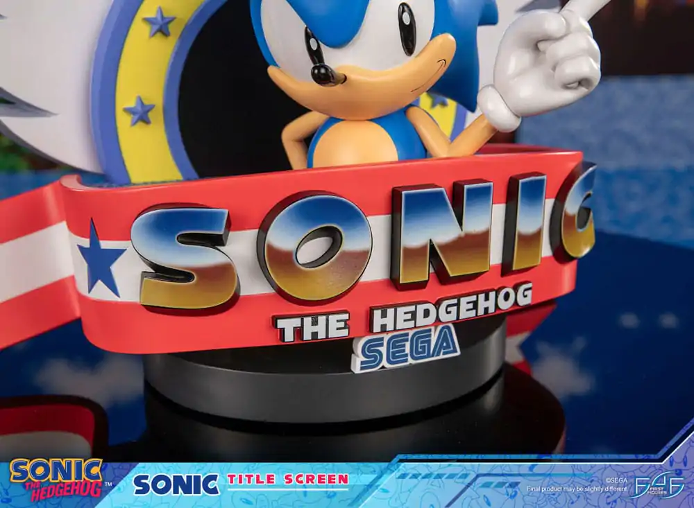 Sonic the Hedgehog kip Sonic Title Screen 21 cm fotografija izdelka