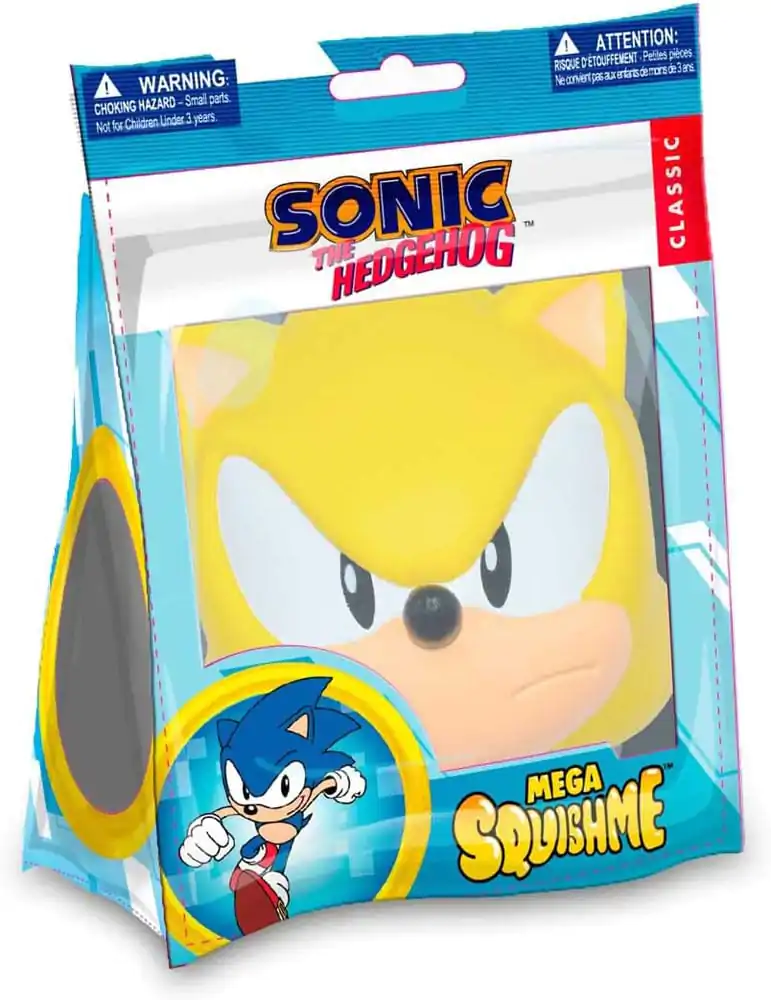 Sonic the Hedgehog Mega Squishme antistresna figura Super Sonic 15 cm fotografija izdelka