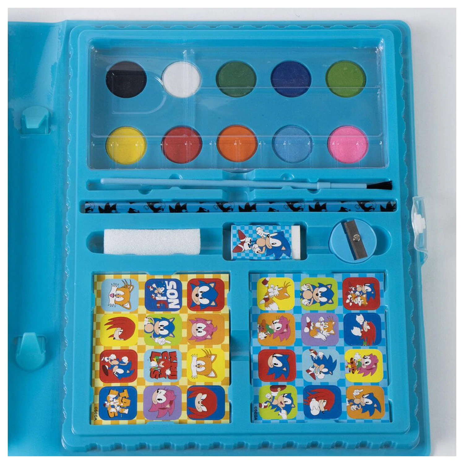 Sonic the Hedgehog kovček za barvanje pisarniških potrebščin fotografija izdelka