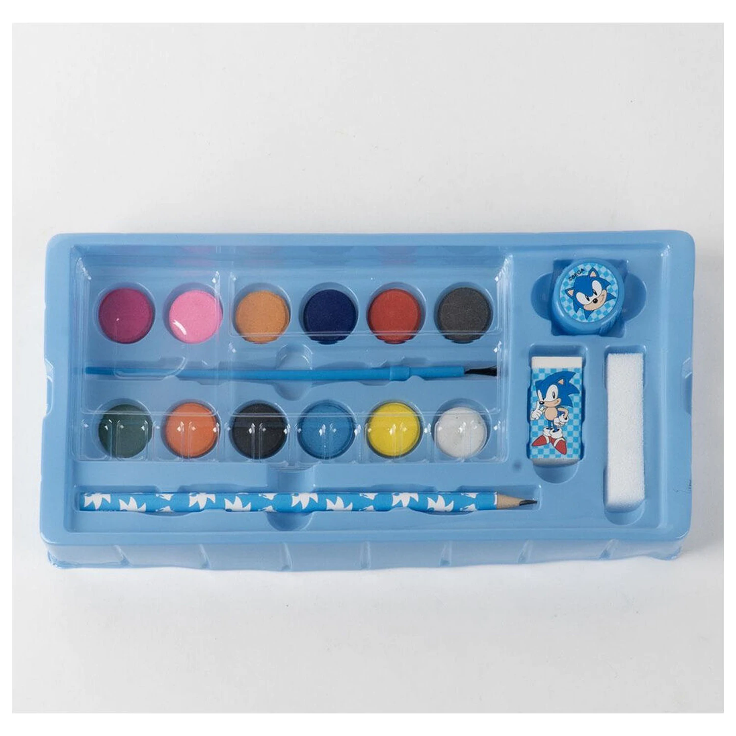 Sonic the Hedgehog barvni pisarniški kovček fotografija izdelka