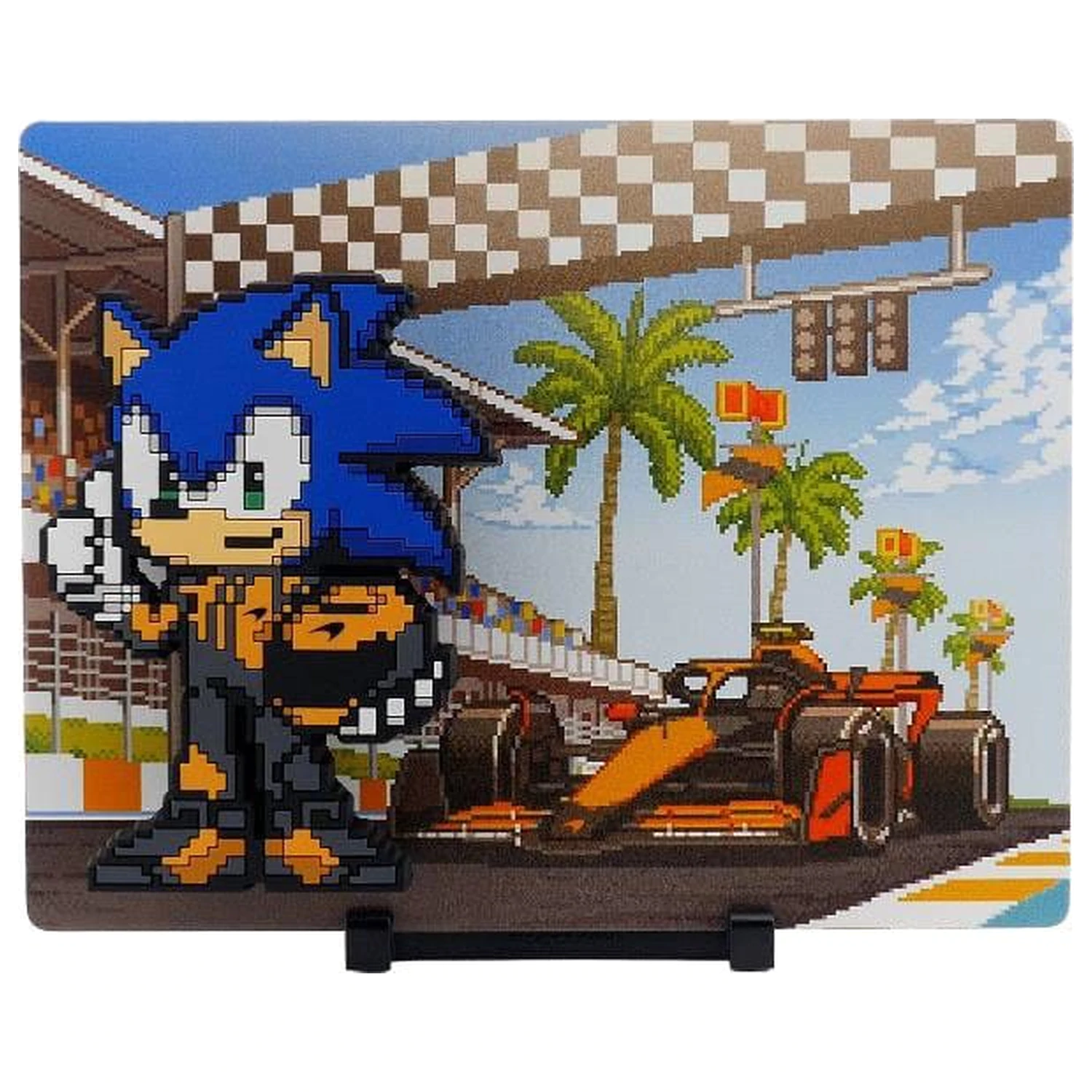 Sonic The Hedgehog x McLaren FiGGYZ magnetna zbirateljska figura Sonic McLaren 35th Anniversary 9 cm fotografija izdelka