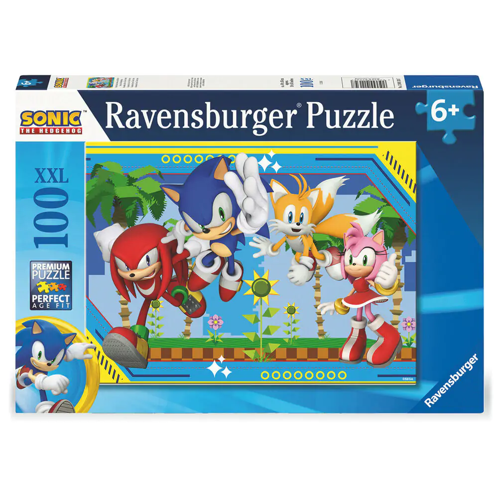 Sonic the Hedgehog XXL sestavljanka 100 kosov fotografija izdelka