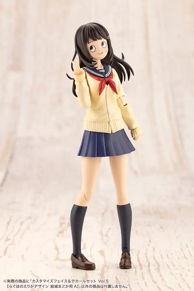 Sousai Shojo Teien Model Kit Accesoory Set 1/10 Komplet za prilagojene obraze in nalepke Vol. 5 Designed by Raguhonoerika For Madoka Yuki A fotografija izdelka