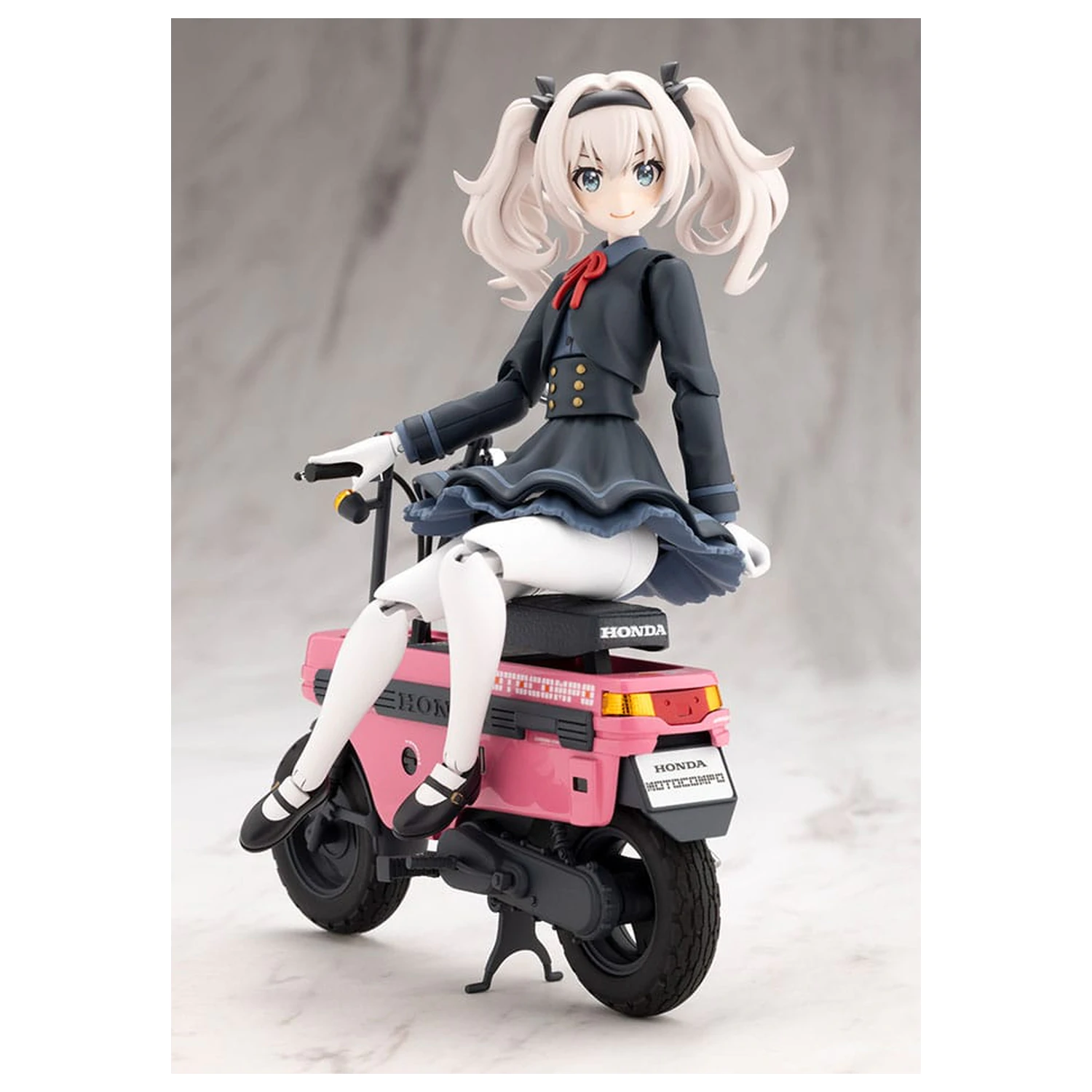 Sousai Shojo Teien Plastic Model Kit 1/10 Emma Koishikawa Nocturne with Honda AB12 Motocompo 14 cm fotografija izdelka