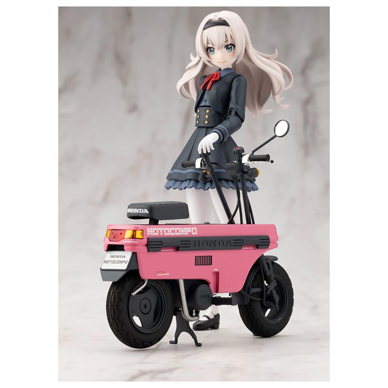 Sousai Shojo Teien Plastic Model Kit 1/10 Emma Koishikawa Nocturne with Honda AB12 Motocompo 14 cm fotografija izdelka
