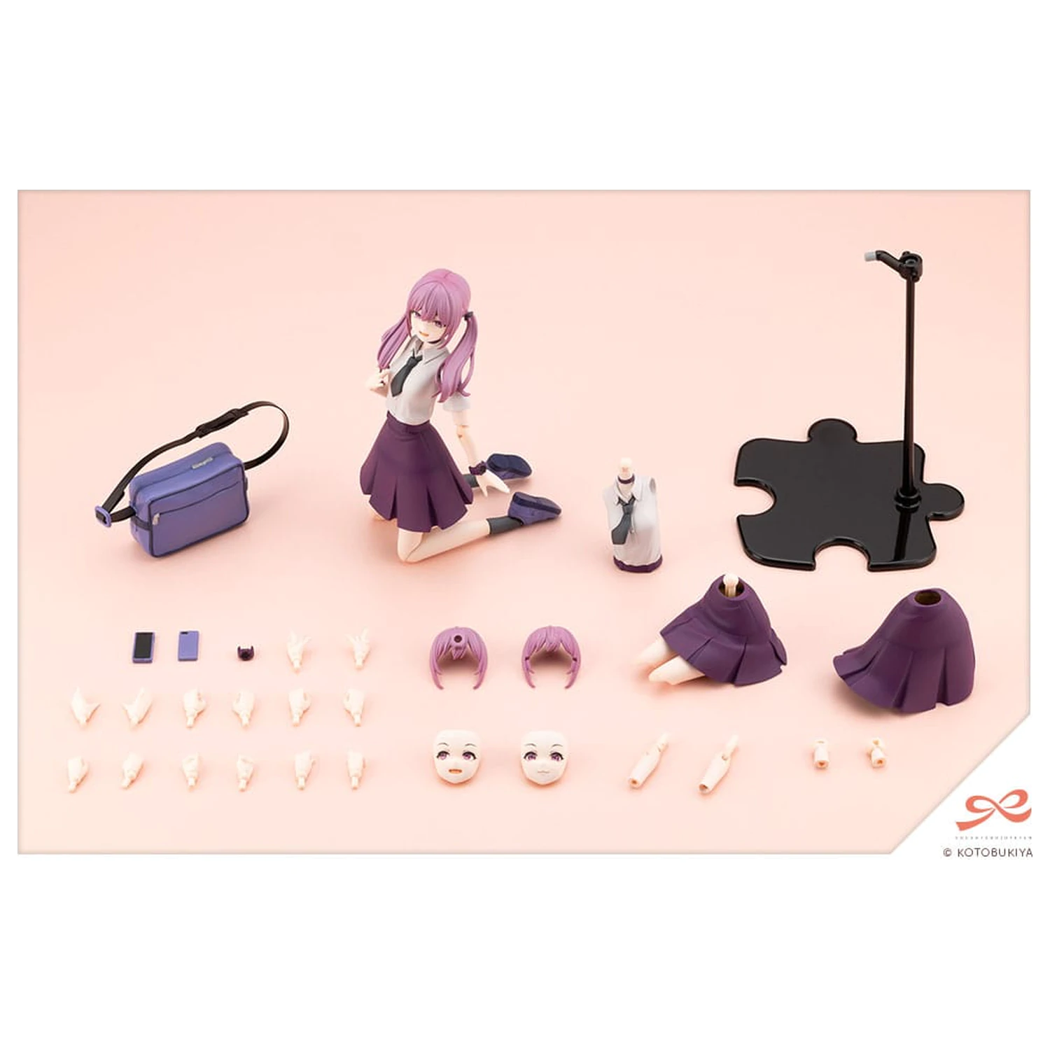 Sousai Shojo Teien Plastični Model Komplet 1/10 Little Devil Twin Tails 15 cm fotografija izdelka