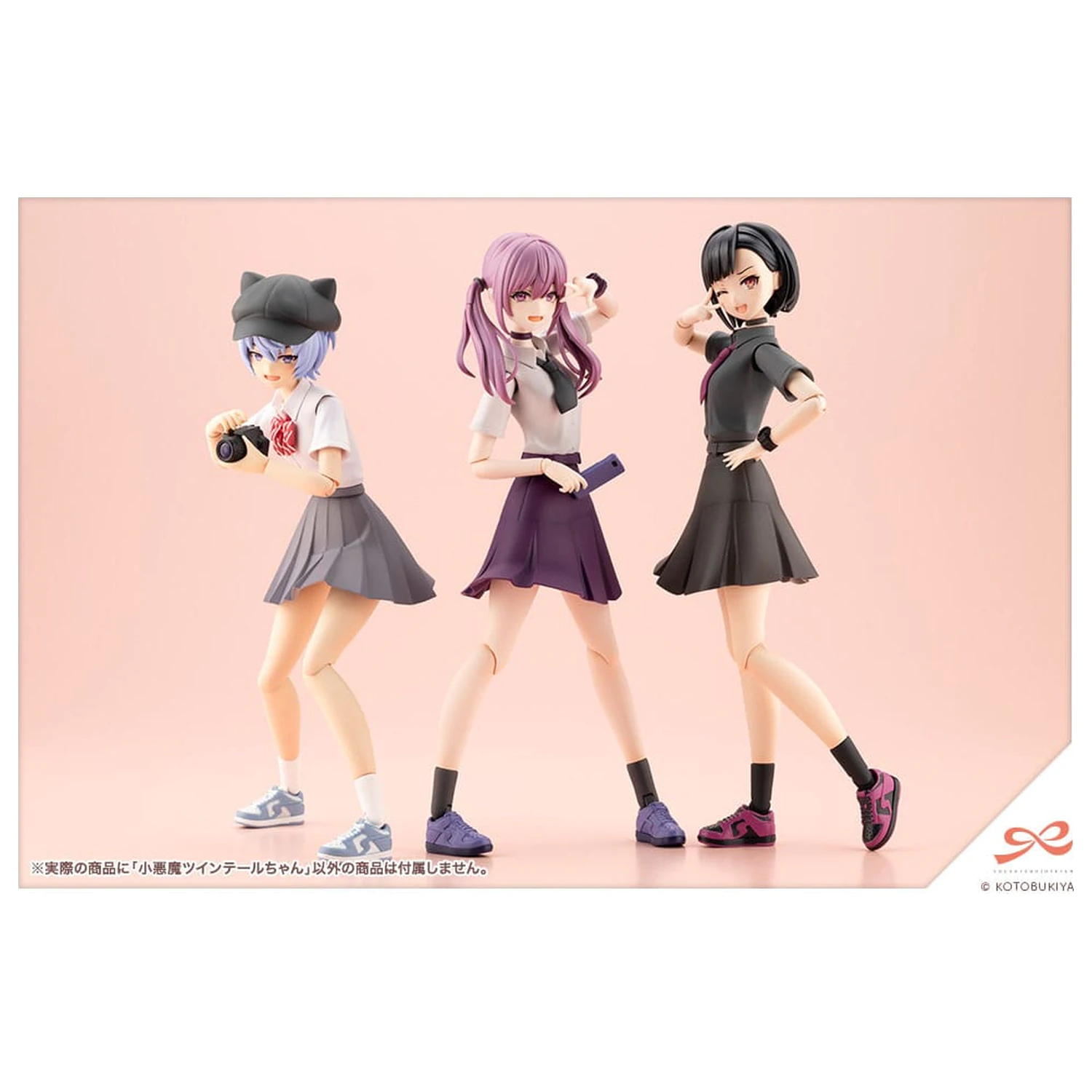 Sousai Shojo Teien Plastični Model Komplet 1/10 Little Devil Twin Tails 15 cm fotografija izdelka