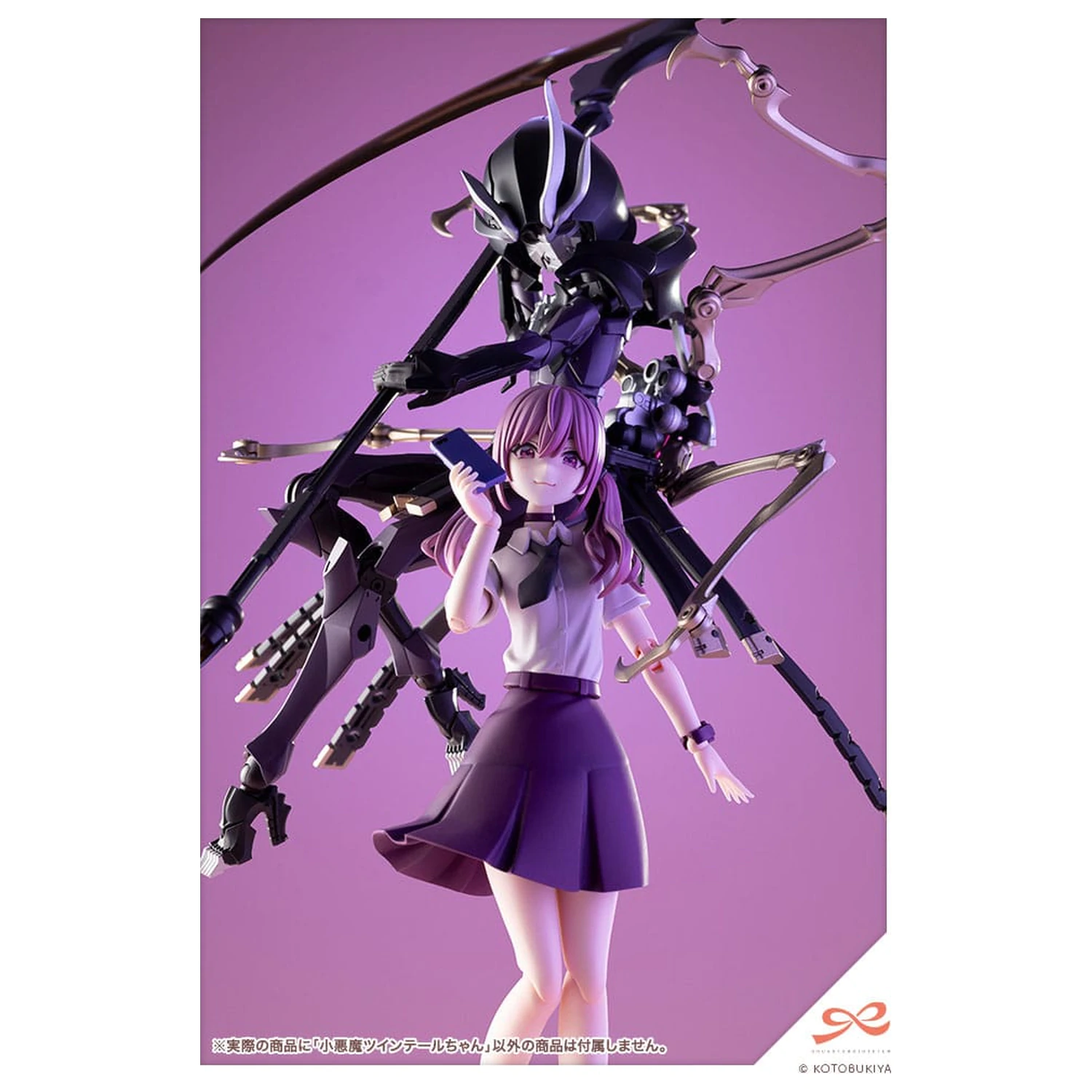 Sousai Shojo Teien Plastični Model Komplet 1/10 Little Devil Twin Tails 15 cm fotografija izdelka