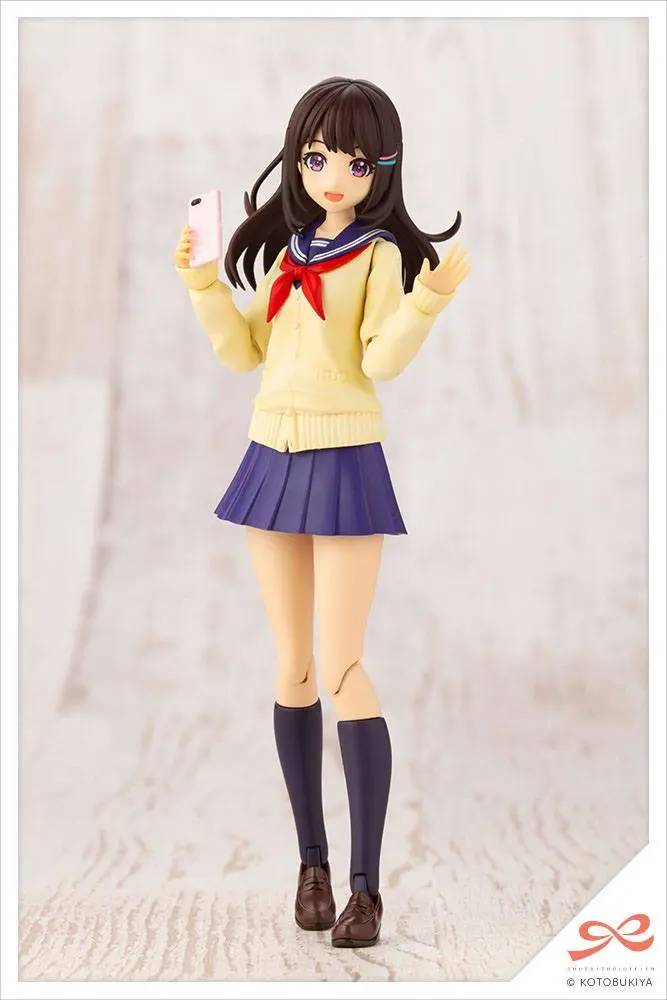 Sousai Shojo Teien Plastični Model Komplet 1/10 Madoka Yuki Touou High School Winter Clothes 15 cm fotografija izdelka