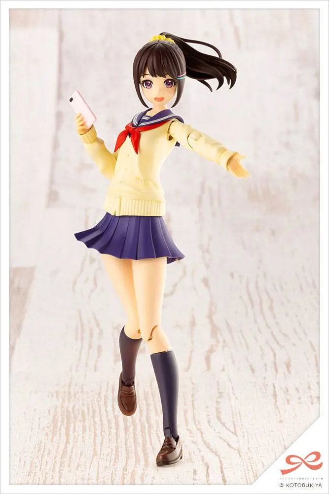 Sousai Shojo Teien Plastični Model Komplet 1/10 Madoka Yuki Touou High School Winter Clothes 15 cm fotografija izdelka