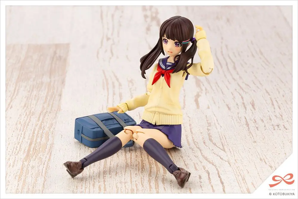 Sousai Shojo Teien Plastični Model Komplet 1/10 Madoka Yuki Touou High School Winter Clothes 15 cm fotografija izdelka