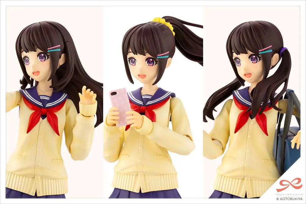 Sousai Shojo Teien Plastični Model Komplet 1/10 Madoka Yuki Touou High School Winter Clothes 15 cm fotografija izdelka