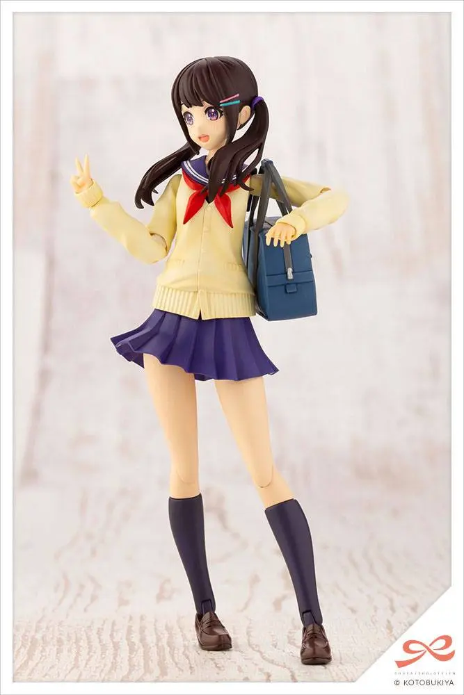 Sousai Shojo Teien Plastični Model Komplet 1/10 Madoka Yuki Touou High School Winter Clothes 15 cm fotografija izdelka