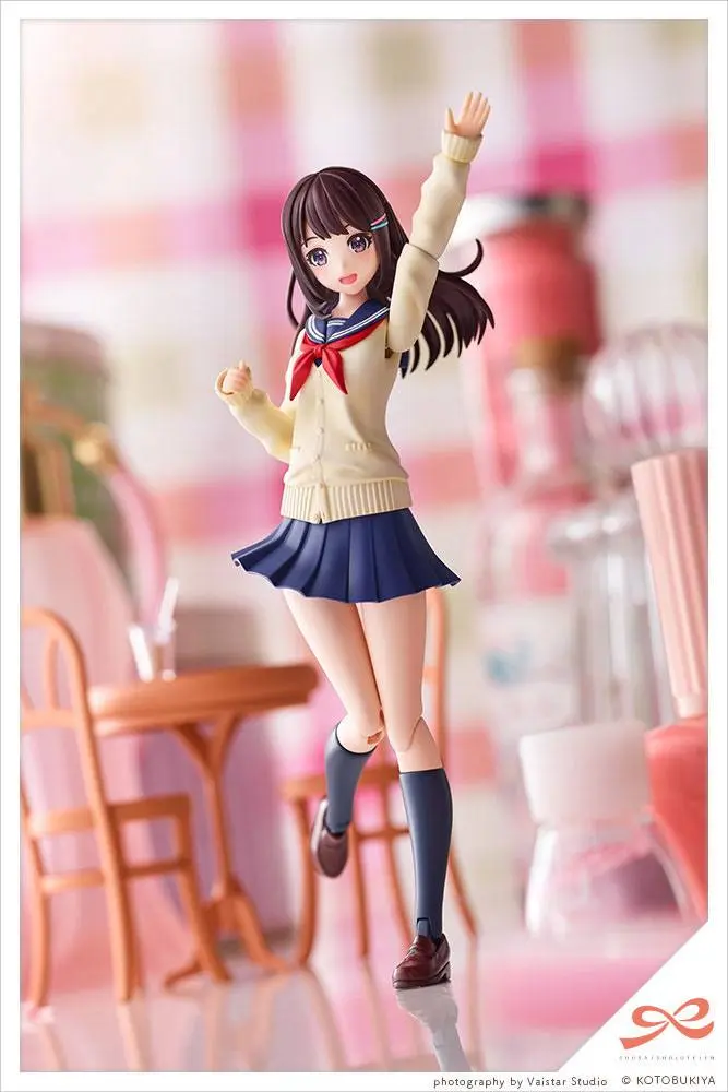 Sousai Shojo Teien Plastični Model Komplet 1/10 Madoka Yuki Touou High School Winter Clothes 15 cm fotografija izdelka
