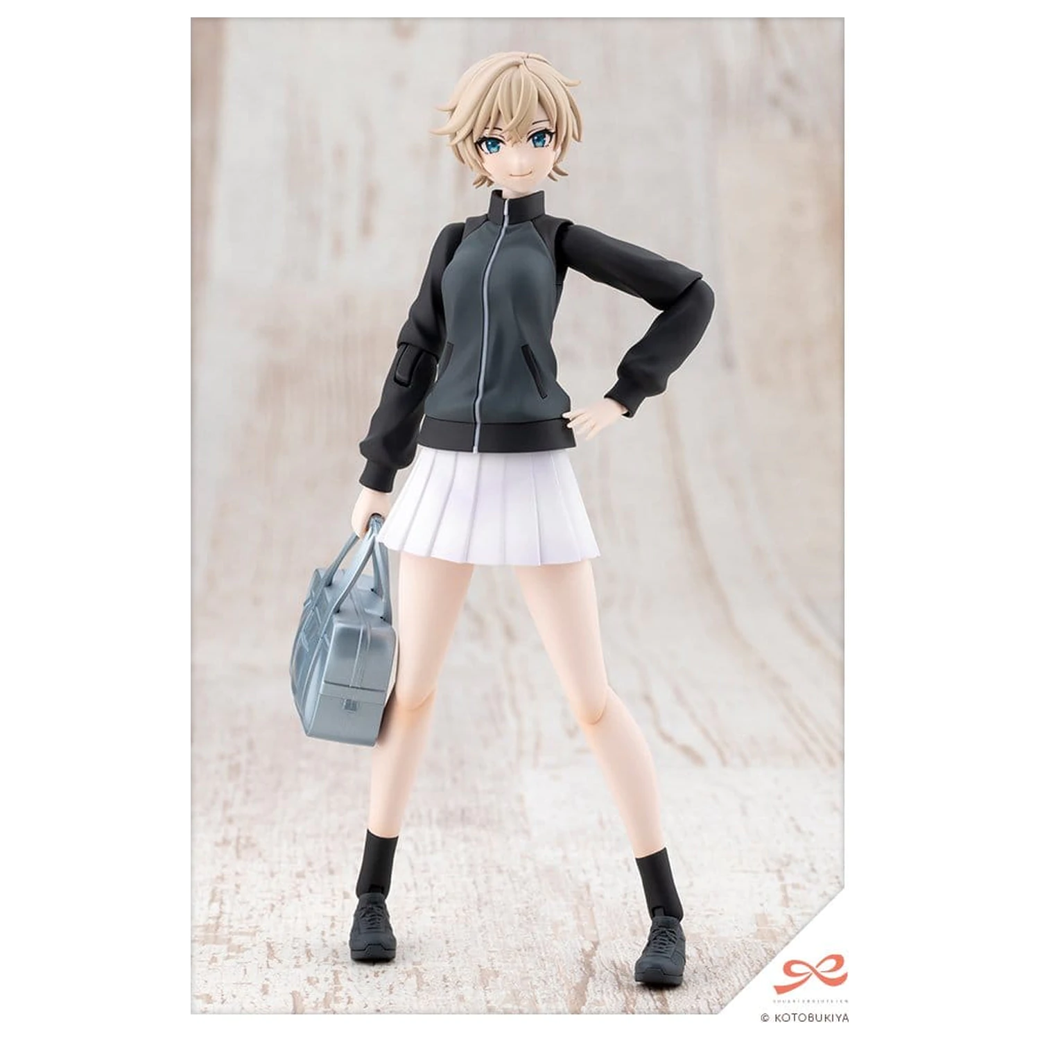 Sousai Shojo Teien Plastic Model Kit 1/10 Rui Saotome Touhou High School Tracksuit Dreaming Style Midnight Onyx 16 cm fotografija izdelka