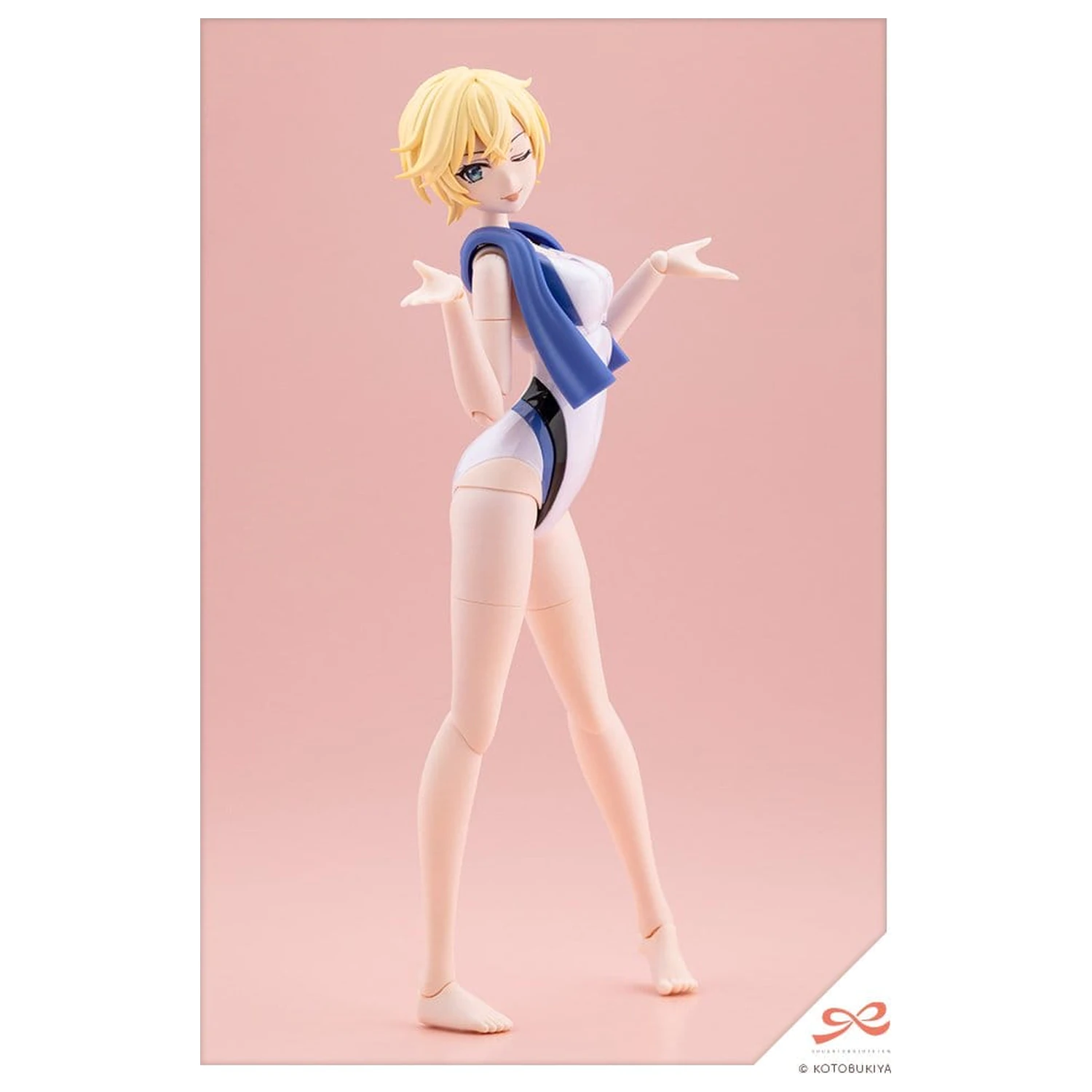 Sousai Shojo Teien Plastični Model 1/10 Rui Saotome Touou High School Competitive Swimsuit Dreaming Style White Dolphin 16 cm fotografija izdelka