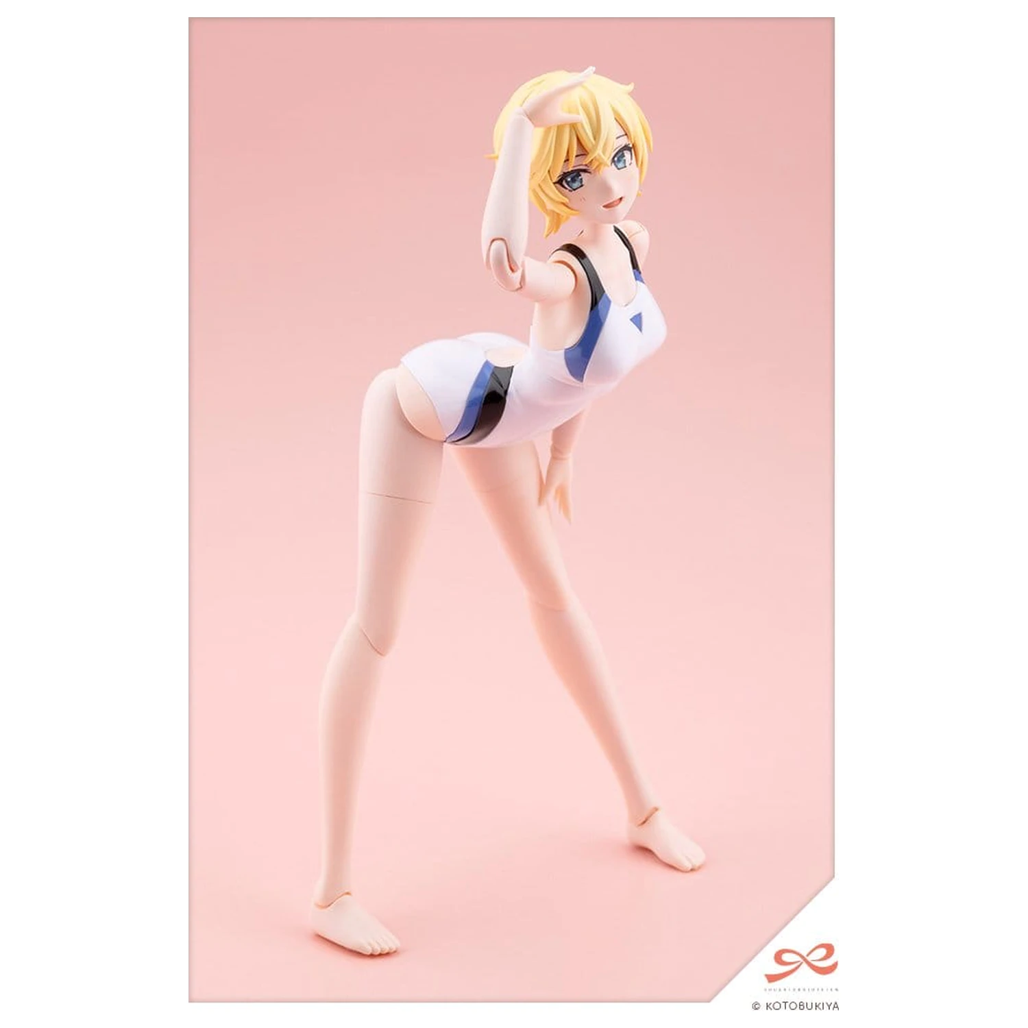 Sousai Shojo Teien Plastični Model 1/10 Rui Saotome Touou High School Competitive Swimsuit Dreaming Style White Dolphin 16 cm fotografija izdelka