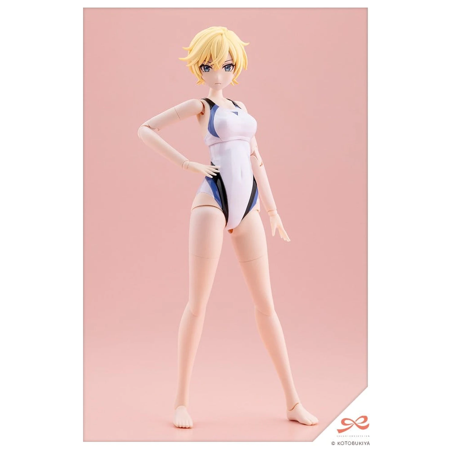 Sousai Shojo Teien Plastični Model 1/10 Rui Saotome Touou High School Competitive Swimsuit Dreaming Style White Dolphin 16 cm fotografija izdelka