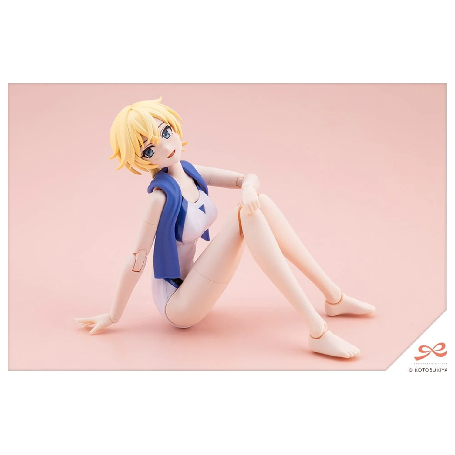 Sousai Shojo Teien Plastični Model 1/10 Rui Saotome Touou High School Competitive Swimsuit Dreaming Style White Dolphin 16 cm fotografija izdelka